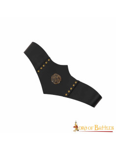 Koninklijke Huntress lederen riem, zwart leer 2