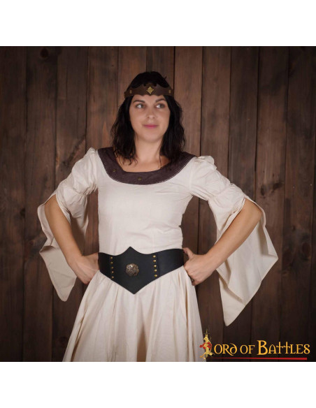 Royal Huntress Ledergürtel, schwarzes...