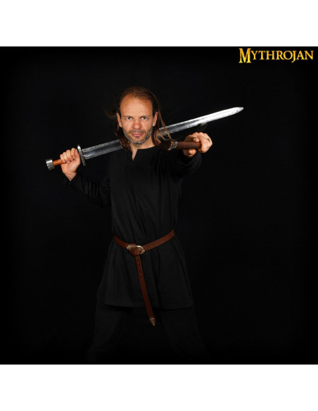 Túnica negra medieval para niños...