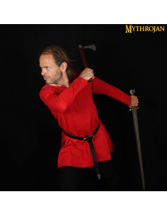 Túnica roja medieval para niños modelo Raider 2