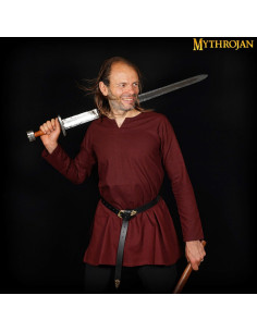 Middelalderbrun tunika til børn Raider model