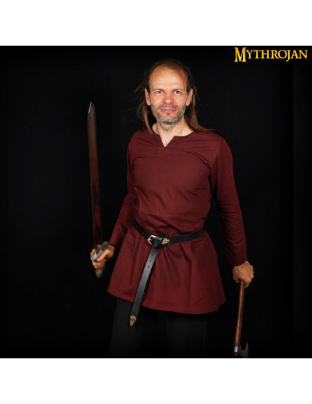 Túnica marrón medieval para niños...