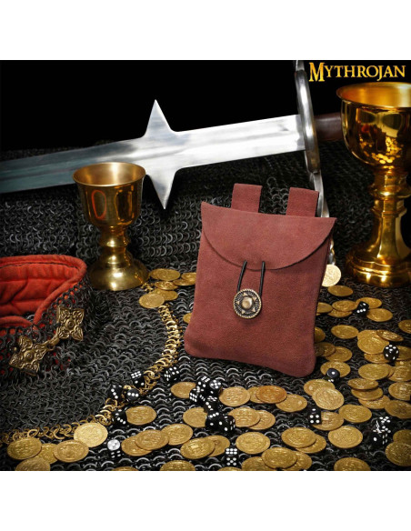 Bolsa medieval, tipo riñonera, en... Bolsa medieval, tipo riñonera, en...
