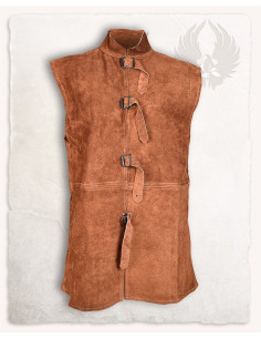 Orthello Renaissance vest van lichtbruin suède