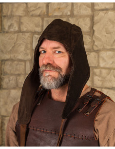 Crespina Medieval Hagen i brunt ruskind