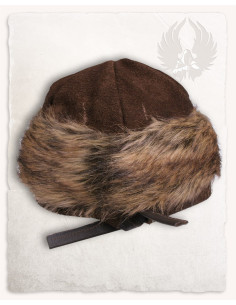 Brun ruskindshue Ragi model