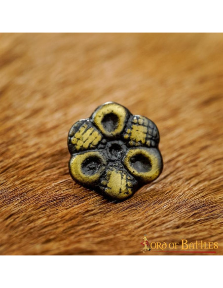 Set mit 5 dekorativen Messingblumen...