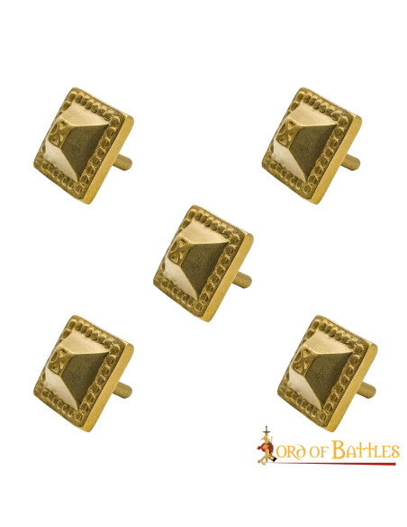 Set van 5 decoratieve messing...