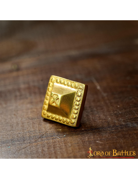 Set 5 tachuelas decorativas en latón...