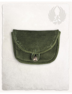 Bolso medieval pequeño modelo Rickar, verde 2