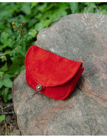 Lille middelaldertaske Rickar model, rød