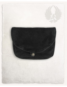 Kleine mittelalterliche Tasche Modell Rickar, schwarz