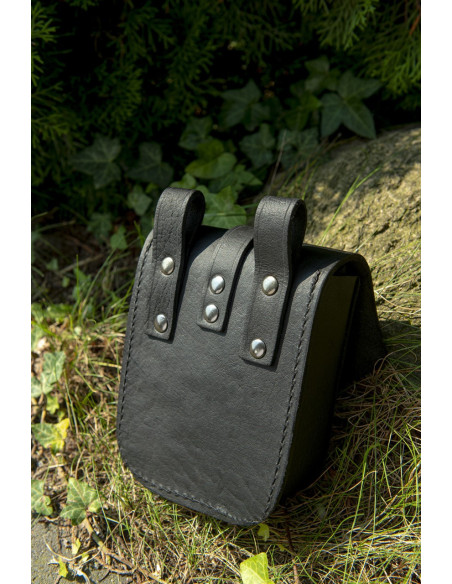 Tostig model middeleeuwse tas, zwart...