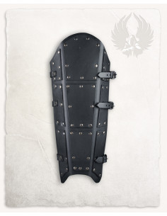 Zwart leren kanen Quintus modellen 2