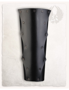 Schwarze Lederbeinschienen Rasmus-Modelle 2