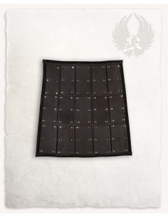 Seitensnares aus braunem Leder, Modell Quintus 2