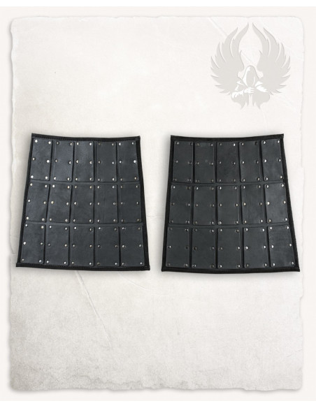 Seitensnares aus schwarzem Leder,...