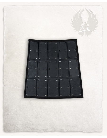 Seitensnares aus schwarzem Leder,...