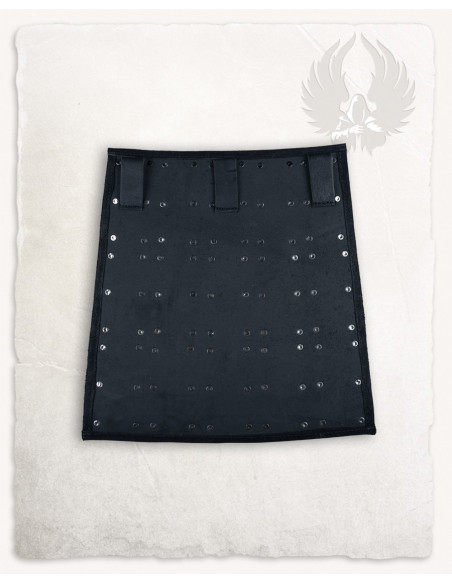 Seitensnares aus schwarzem Leder,...