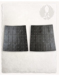 Seitliche Snares aus schwarzem Wildleder, Modell Quintus