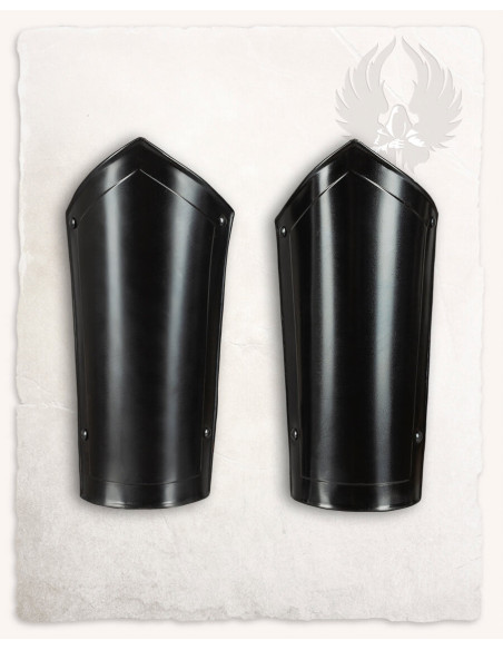 Middeleeuwse Mina-kanen in zwart staal