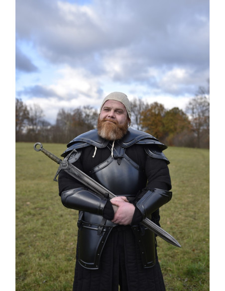 Georg model escarcelas med sort finish