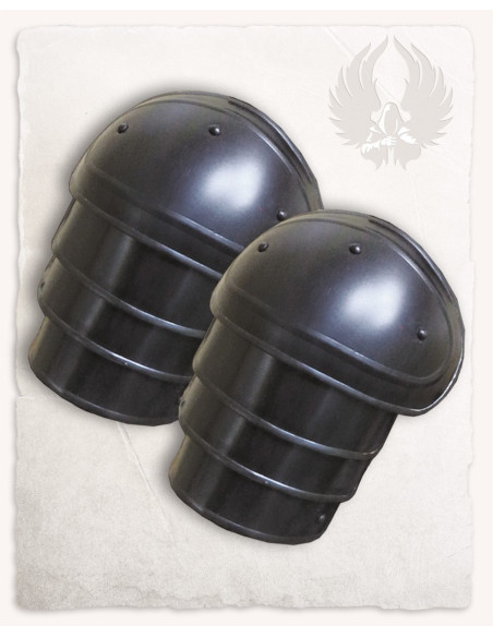 Hombreras medieval en acero...