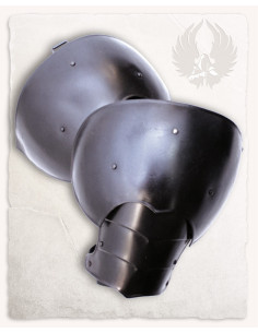 Store middelalderlige skulderpuder, Markward model, sort...