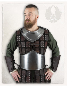 Pancera medieval modelo Friederich, acabado pulido