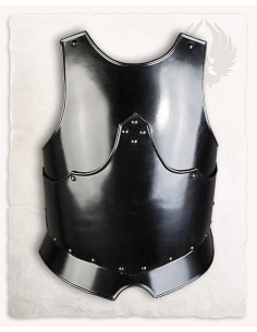 Middelalderbryst, model Gustav, sort finish