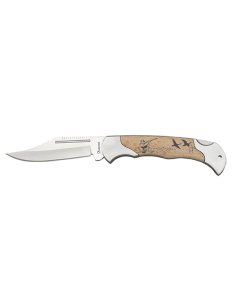 Albainox Cazado kniv med skaft af naturligt træ (18,6 cm.)