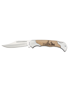 Albainox Partridge-kniv med skaft af naturligt træ (18,6...