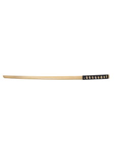 Holzkatana mit Schnurgriff (100 cm).