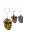 Totenkopf-Schlüsselanhänger in verschiedenen Farben, Marke Barbaric