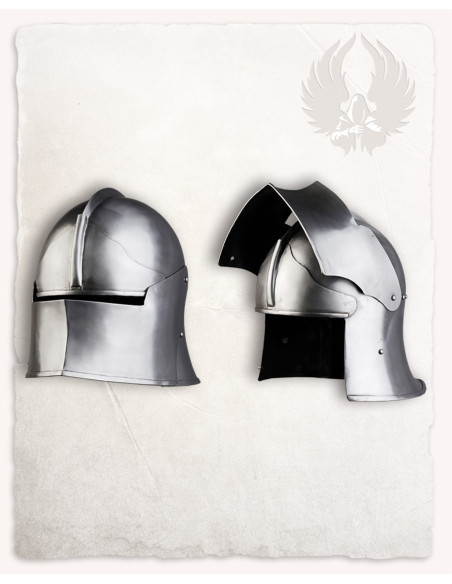 Europæisk Sallet stil hjelm Goetz model