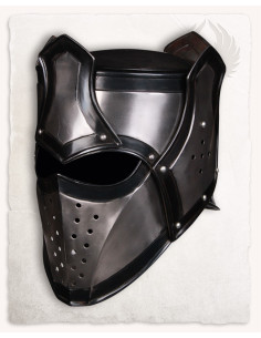 Casco medieval Rey con Corona modelo Kaldor, acabado...