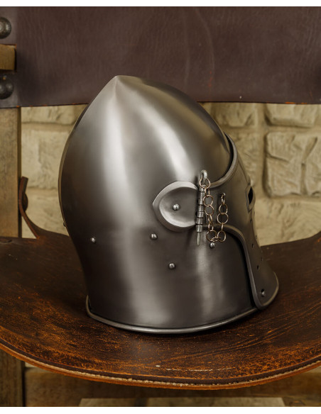 Gepolijst stalen wastafel met...