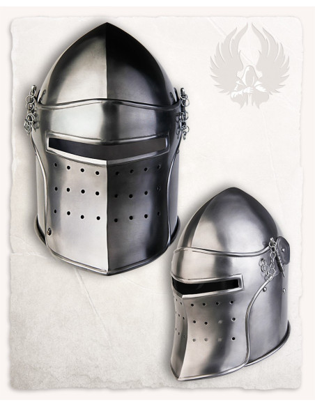 Gepolijst stalen wastafel met...