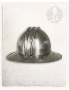 Kettle-Helm Modell Owen, polierter Stahl