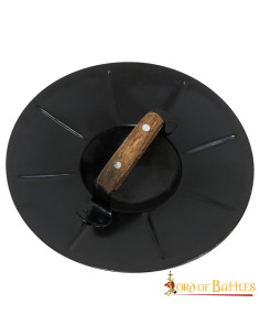 Funktioneller mittelalterlicher Buckler aus Stahl (30,4 cm). 2