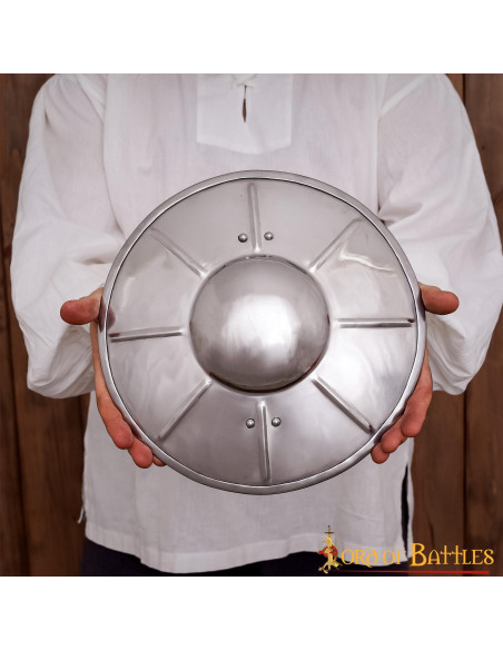 Broquel medieval funcional en acero...