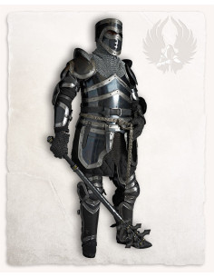 Verdugo cota de malla acabado ennegrecido Richard 2