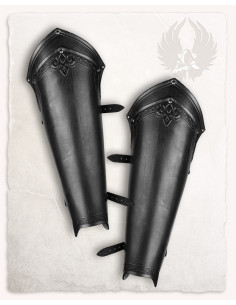 Mittelalterliche Fleur de Lys-Beinschienen...