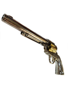 Colt 45 PeaceMaker Revolver mit langen Metallgriffen, 27 cm. 2