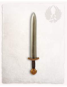 Viking kort sværd LARP model Fidas, guldfinish