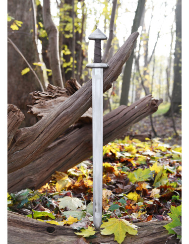 Espada Vikinga, tipo Petersen H, para prácticas -  Versión larga (91,5 cm.)
