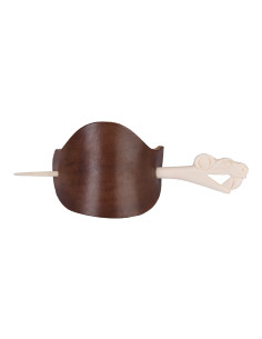 Pasador de pelo vikingo con alfiler de hueso