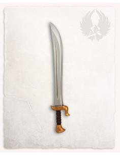 Sable pirata LARP modelo Griffin, acabado dorado