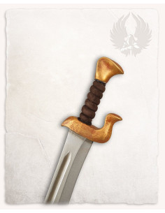 Sable pirata LARP modelo Griffin, acabado dorado 2
