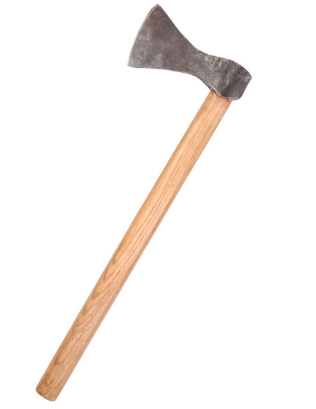Håndsmedet stål vikingeøkse, type A